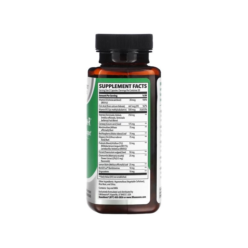 Lifeseasons Ib Soothe-r 60 Caps Vegetales Sabor Sin Sabor