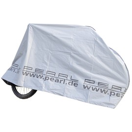 PEARL Bicycle garage: two-wheel garage for bicycles/e-bikes/scooters, silver (bicycle cover, scooter garage, waterproof case)