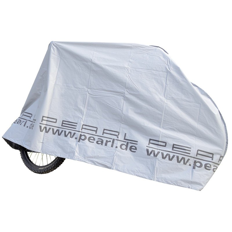 PEARL Bicycle garage: two-wheel garage for bicycles/e-bikes/scooters, silver (bicycle cover,