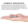 RIVDEE Titanium Alloy Emergency Whistle, 120dB Loud Signal Whistle for