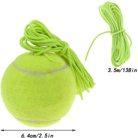 AICHUANG Tennis Ball and String Replacement for Tennis Trainer,1 Pcs Tennis Trainer Ball with String ideal for indoor and outdoor tennis practice with a bounce ball-durable (1)