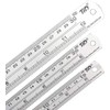 YEBMoo Metal Ruler Stainless Steel Ruler Straight Edge Measuring Tool