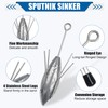 Sputnik Sinkers Surf Fishing Weights,Spider Weights Sinkers Long Tail Saltwater