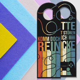 Door Hanger with Controller Motif in Retro Look with Controller for Real Gamers or Their Gamer Rooms and Nerds Arcade Computers