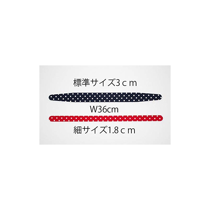 Kamipita Headband (36*1.8cm) (Check Black) Cute Headband with No Pain