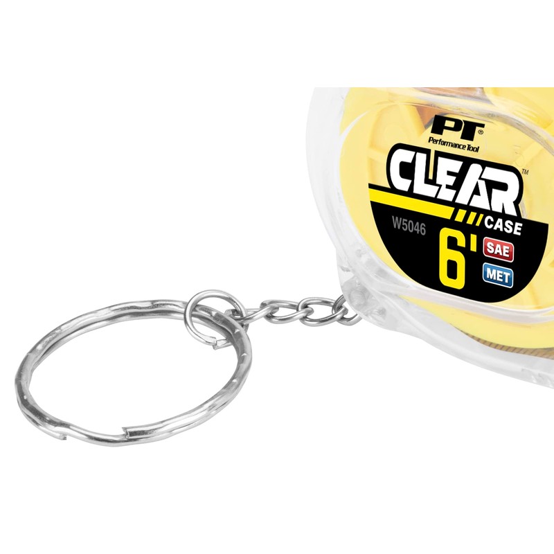Performance Tool W5046 6' X 1/2-Inch Clear Tape Measure