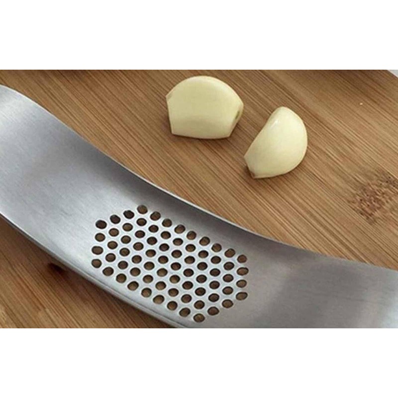 2 Pcs Garlic Rocker Crusher Mincer Press Dishwasher Safe, Stainless
