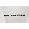 GMC 1PC Gloss Black Rear Tailgate Yukon Letter Emblem 2021-2023