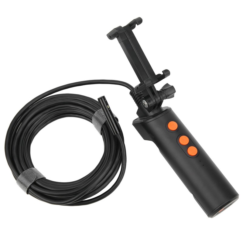 F280 1080P Endoscope 2MP 8mm WIFI Dual Lens Borescope Sewer