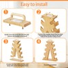Wooden Dumbbell Rack for Home Gym Storage – Space-Saving A-Frame