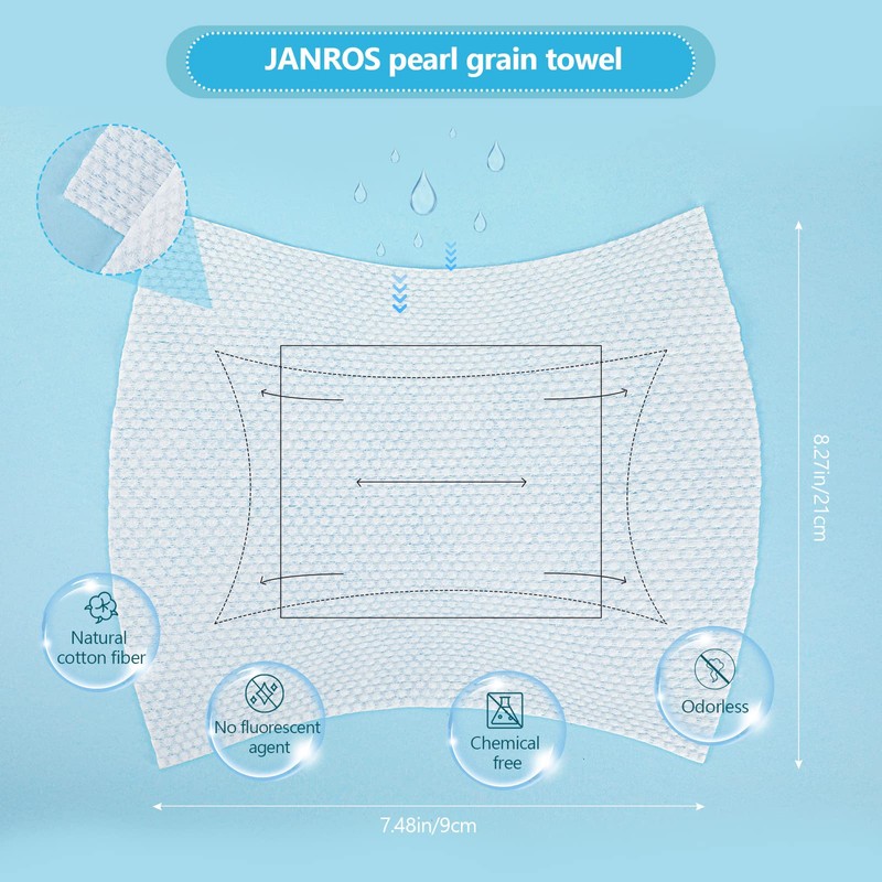 JANORS Disposable Face Towel,Face Wipes Cloths for Washing,Soft Facial Tissue