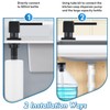 CREA Kitchen Sink Soap Dispenser, Built in Hand Soap Dispenser