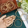 SUNNYCLUE 20Pcs Adjustable Bangles Gold Open Cuff Bracelet Bulk Metal