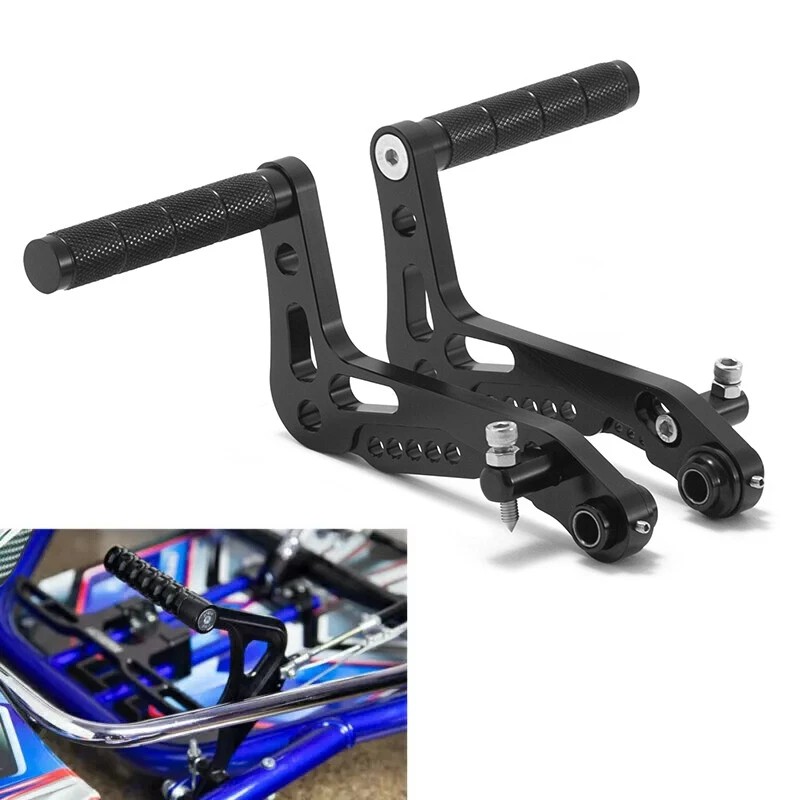 TARAZON For Go Kart Billet CNC Adjustable Racing Pedals Peg