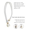 Envibe Curtain Tiebacks, 4 Pack Adjustable Curtain Ropes Suitable for