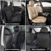 RAWAKORW Front Seat Covers Fit for Toyota Highlander:2008-2025 Waterproof Faux
