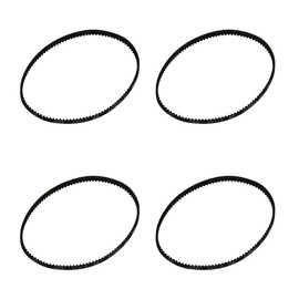 GULUANT 4 Pack Replacement Vacuum Geared Belt for Turbine for TurboCat TP 210 HD-1990 RD-1990 7227 TL2000 Vacuum Cleaner Heads
