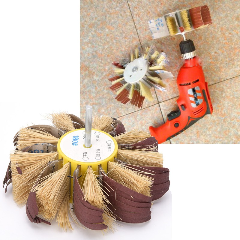 Sisal Buffing Wheel Manual Electric Drill Sisal Emery Cloth Polishing