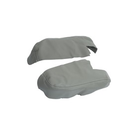 VekAuto 1 Pair Front Door Cover Armrest Cover Pad Replacement Microfiber Leather for Honda Ridgeline 2006-2014 Gray Auto Accessories