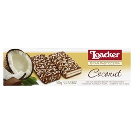 Loacker Coconut and Chocolate Covered Wafers