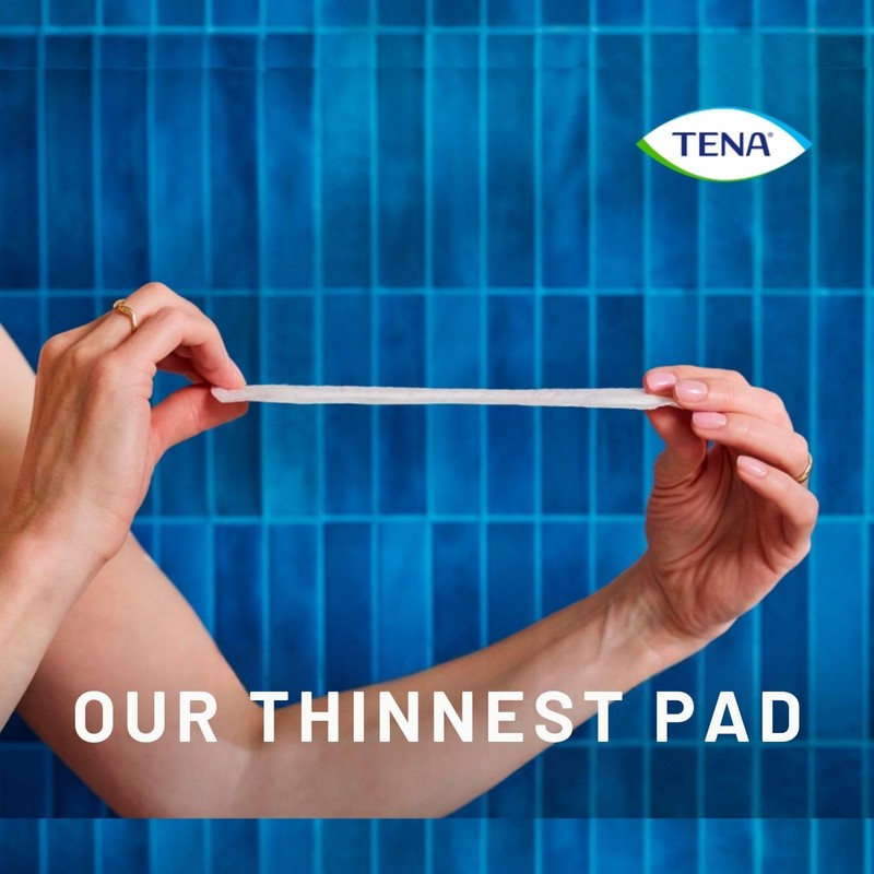 TENA Lady Slim Ultra Mini Incontinence Liners, White, Pack of