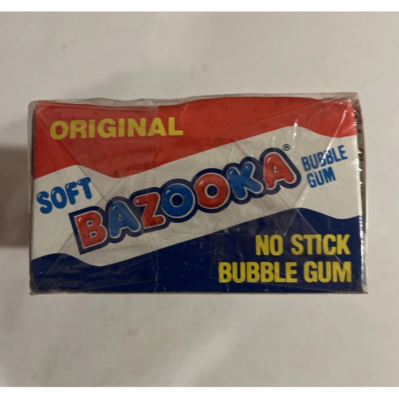 Bazooka Original 1987 Soft Bazooka Bubble Gum Vintage NOS Full