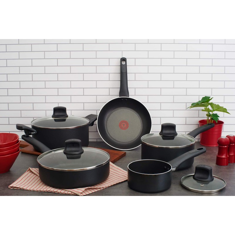 T-fal C5260254 Intuition 20cm Frypan Non Stick, Small, Black