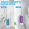 Cepillo de Inodoro Desechable, Escobilla para Inodoro de Limpieza Profunda