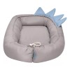 Chiqui Mundo Cama Portátil Para Bebe Nido Dinosaurio Colecho Colchoneta