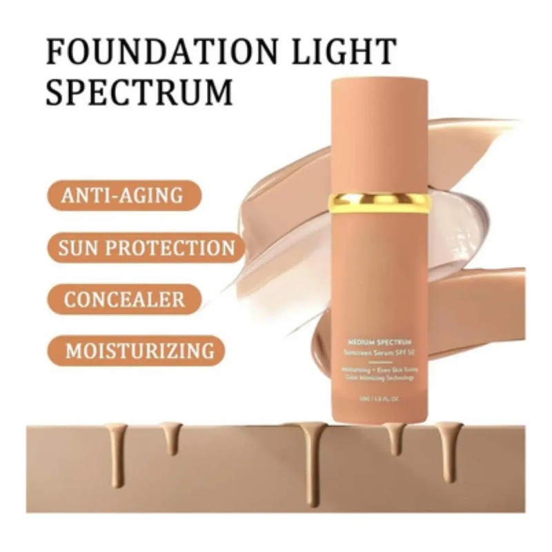 Bio Foundation 4 En 1, Base Hidratante Que Cambia De