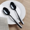 Neadas Black Stainless Steel Table Spoons - Stainless Steel Spoons