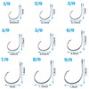 AGOOL Circle Hook Black High Carbon Steel Hook Chemically Sharpened
