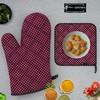 LEFUNDA® Oven Mitts, Pot Holders, Set of 4, Heat Resistant