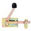 Gah-Alberts 210397 Garden Gate Latch for Narrow Timber Frames Yellow-Galvanised