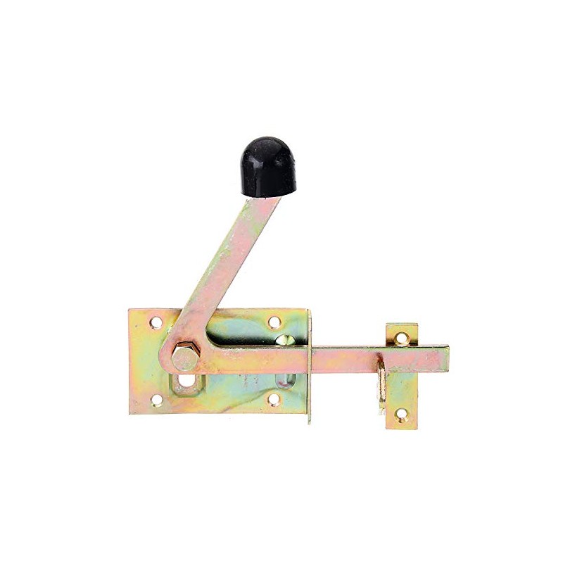 Gah-Alberts 210397 Garden Gate Latch for Narrow Timber Frames Yellow-Galvanised