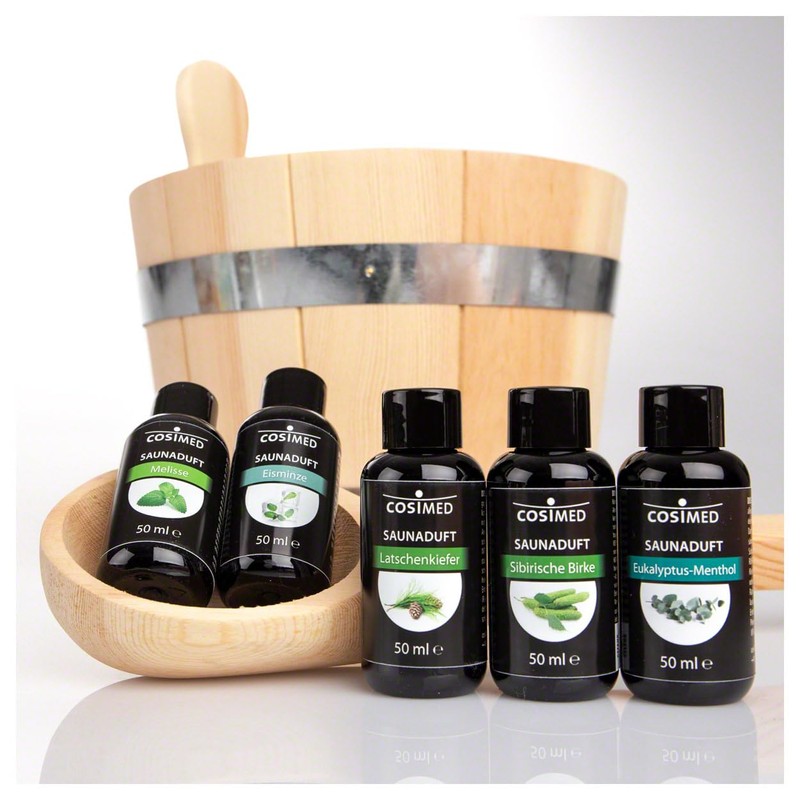 Sport-Tec Saunaduft-Set: 5 Flaschen à 50 ml, Made in Germany,