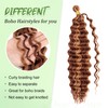 Eerya Long Curly Braiding Hair 18 Inch 2 Packs Deep