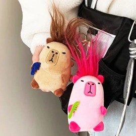 킹받는 장발 카피바라 인형 키링 : 토이저러스