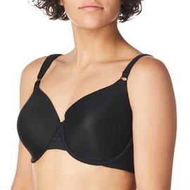 Olga Women's to a Tee Contour Bra, Black, 38D
