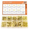 HELIFOUNER 242 Pieces M2.5 Male Female Hex Brass Spacers Standoffs