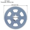 65 Tooth Chain Sprocket Carbon Steel 6 Holes 37mm Bore
