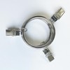 AMZSEVEN 40 Pack Metal Curtain Rings with Clips, Drapery Clips