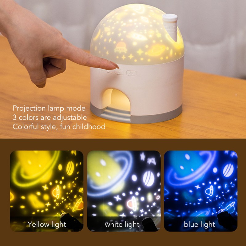 Star Night Light Projector Bedroom Night Light with Music Star