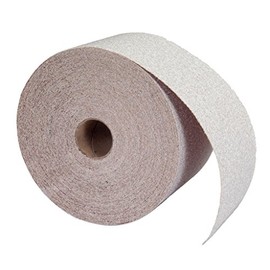 Norton A275OP PSA Adhesive Sandpaper Roll, 120 Grit Sandpaper, Woodworking and Automotive Sand Paper, 2-3/4 Inch Wide, Continuous Roll of 30 Yards