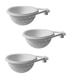 Nest with pad for bird nest, canary breeding nest, nest pads, canary nest, box, finch bird nest, small bird, small nest, bird nest, finch, nesting, nido de pajaros, cage, white nesting box.(3 pack)