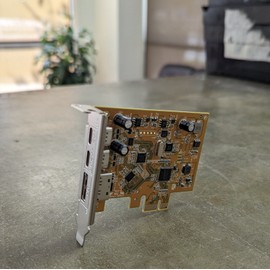 Universal Original 2GT22 02GT22 FOR Dell PCIe Card I/O 2x USB3.1 TYPE-C 1x Display Port DP