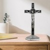 WeiLaiKeQi Crucifix with Base ST Crucifix Jesus Statue Durable Craftsmanship