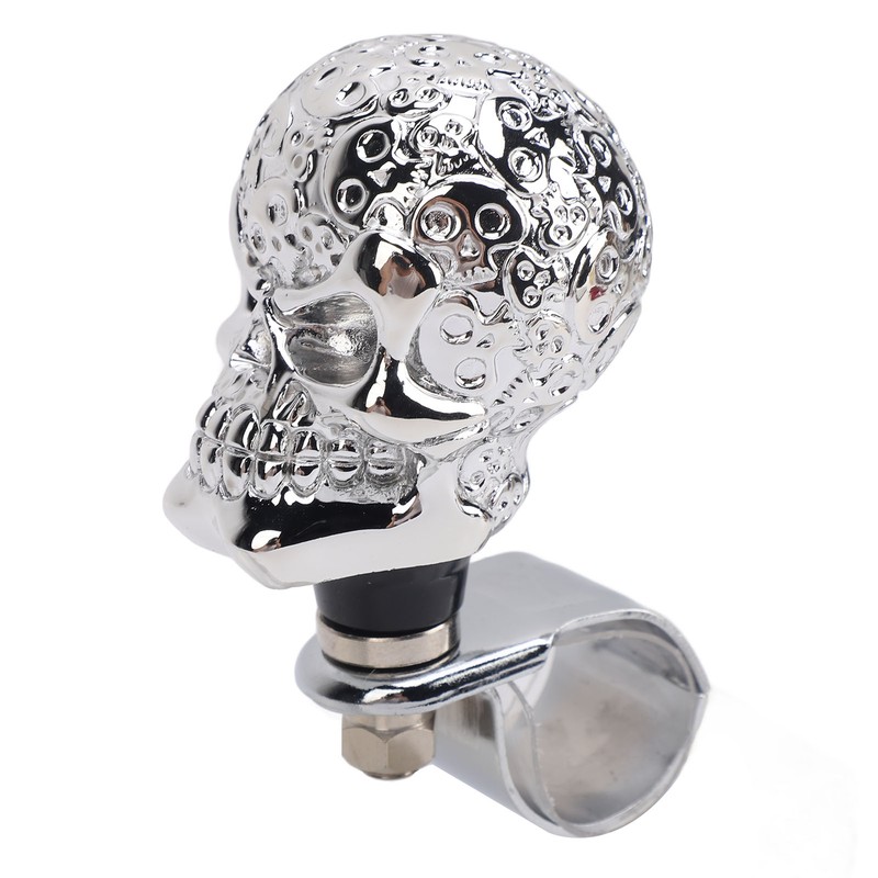 Skull Steering Wheel Turn Knob 3cm Diameter Turn Knob Spinner