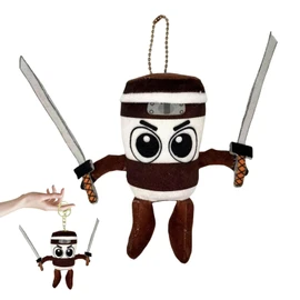 CPRNQY Cappuccino Assassino Figure, 12 cm, Brain Red, Italian Memes, Movable Figure, Collectible and Decoration for Fans of Creative and Original Collectibles, Ideal for Any Collection