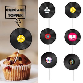 S-Cp-0464 ce Cream Fruit Dessert Cupcake Topper Colorful Glitter Happy Birthday Sensory Pop Game Theme Decor Supplies Baby Shower Boys Girls Birthday Party Decorations